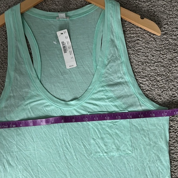 J. Crew mint green Fitted Sleeveless Tank Top NWT - Picture 4 of 7